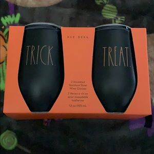 Rae Dunn 2020 Halloween Insulated Wine Glasses